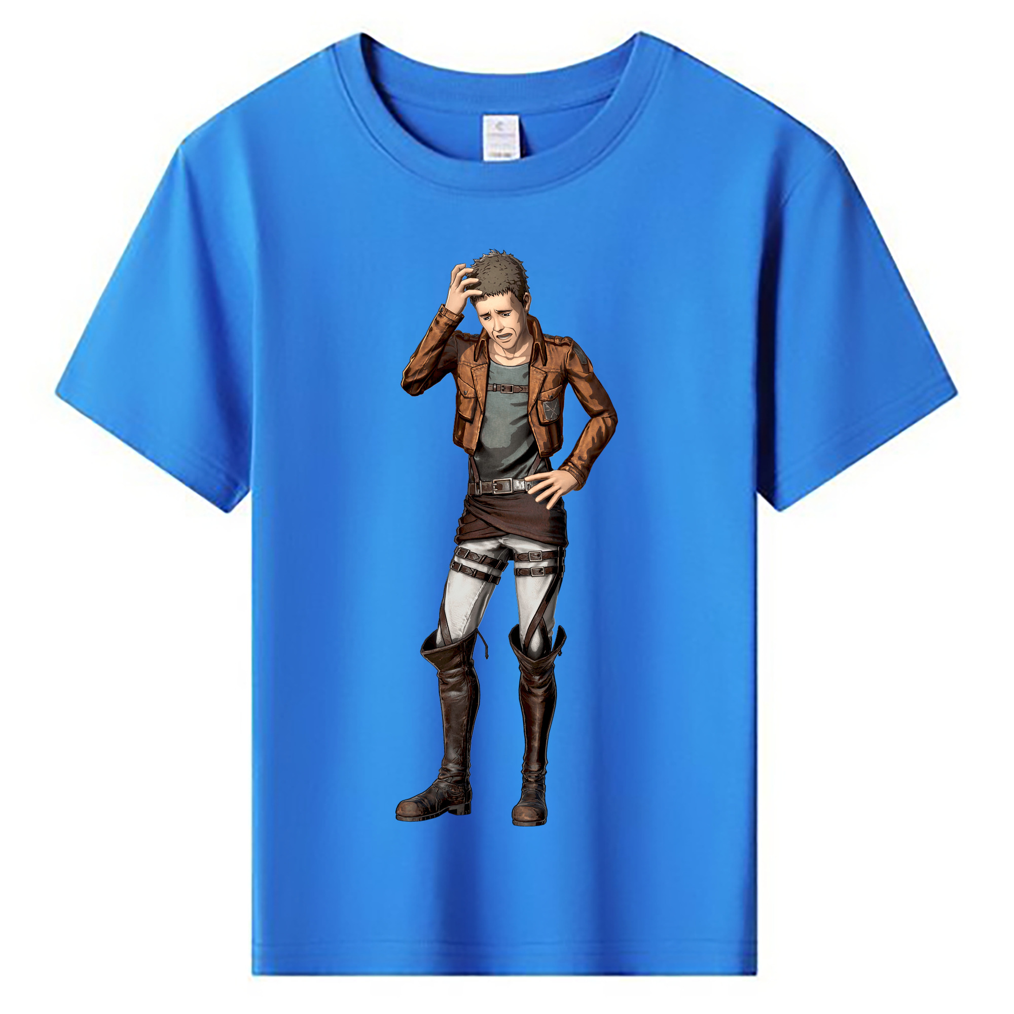 （画像用） 進撃の巨人 Attack on Titan 綿100％キッズTシャツ（フロントプリント）